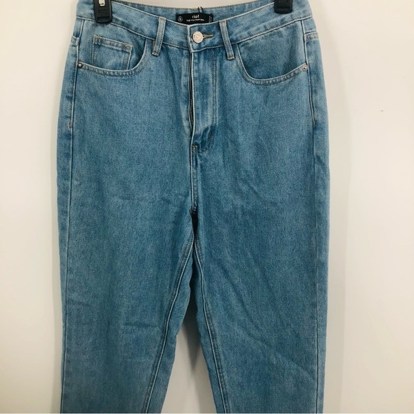 Miss guided riot women’s mom, jeans new tags, medium blue size 4 - Picture 2 of 16